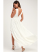 Heavenly Hues White Maxi Dress